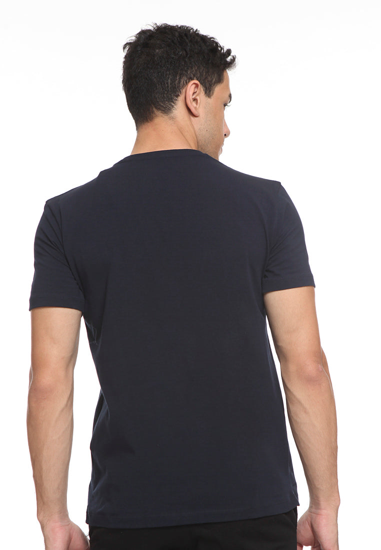 Basic Plain T-Shirt Navy