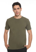 Basic Plain T-Shirt Olive