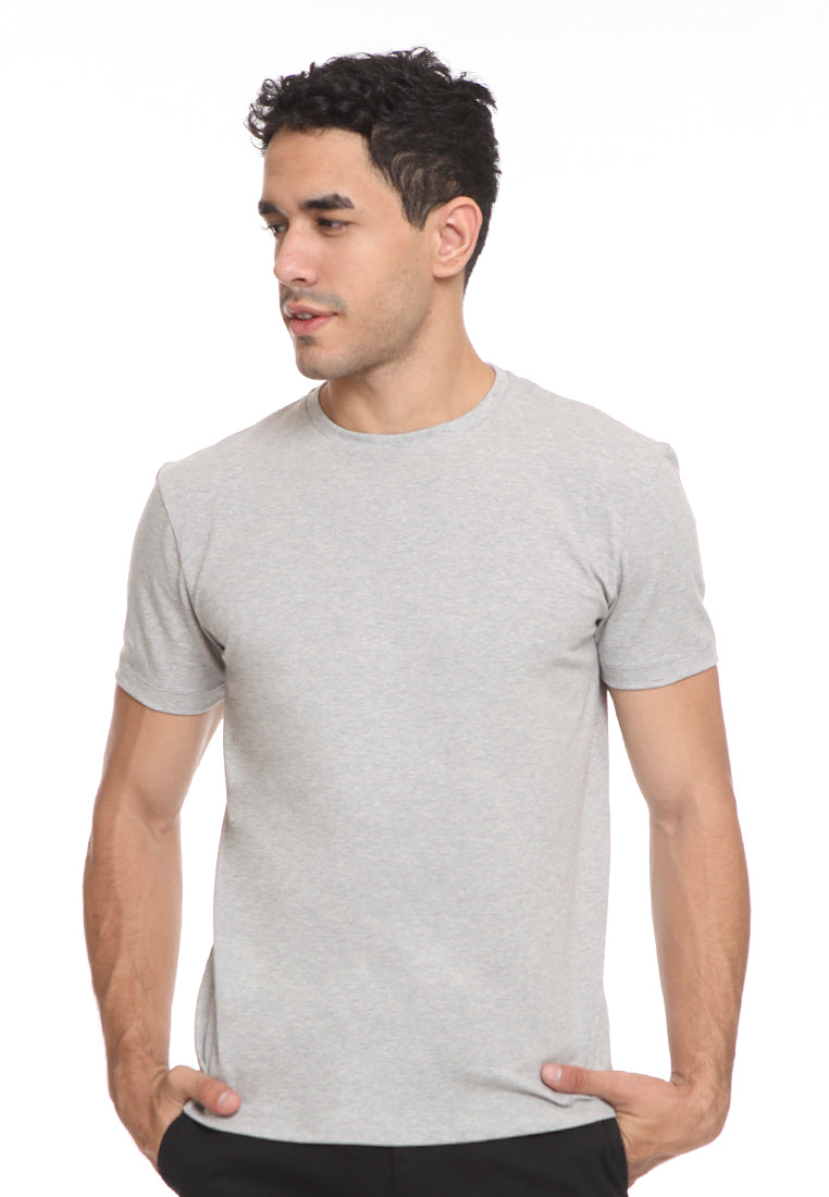 Basic Plain T-Shirt Misty Grey