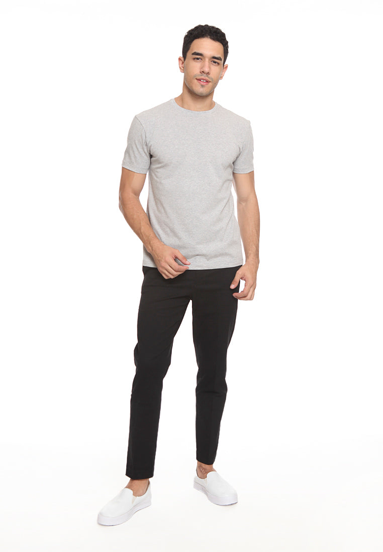 Basic Plain T-Shirt Misty Grey