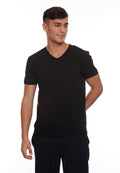 Basic V-Neck T-Shirt Black
