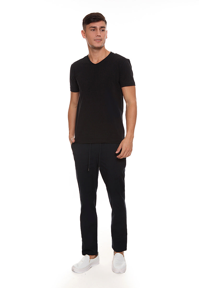 Basic V-Neck T-Shirt Black