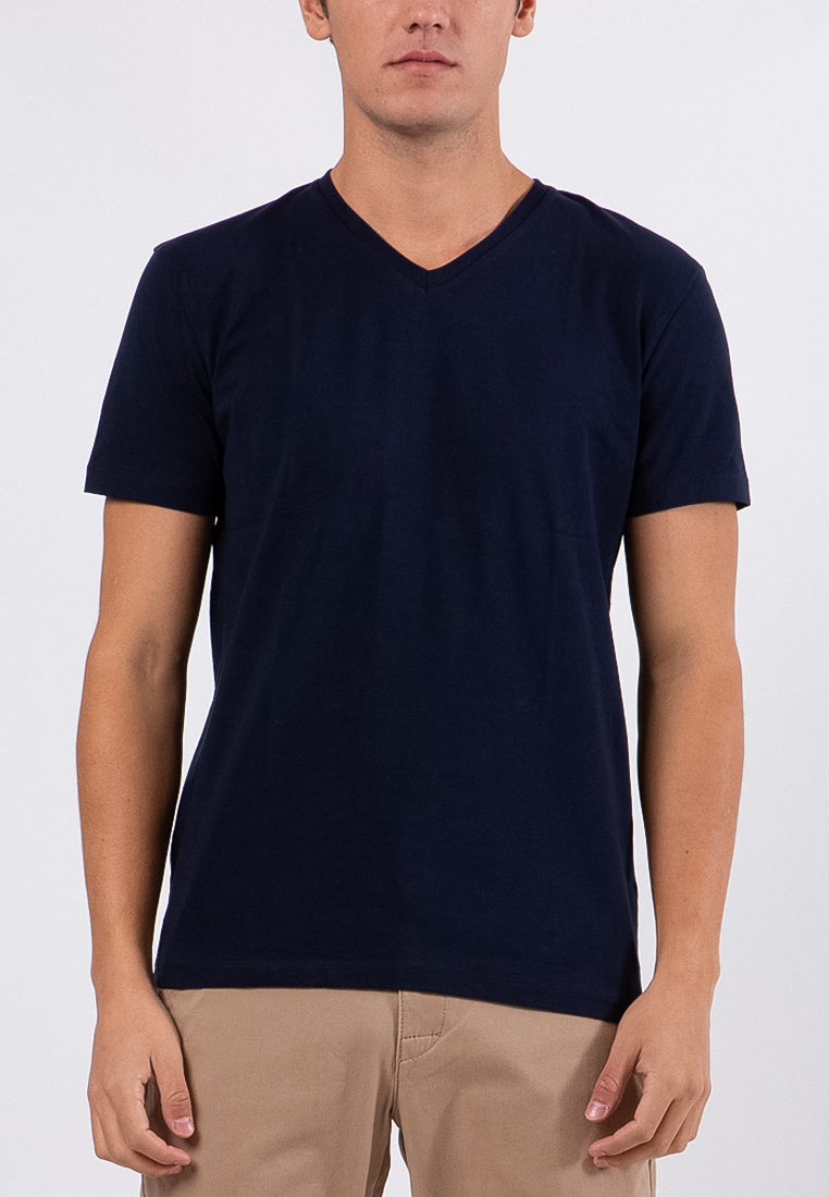 V Neck Tshirt Navy