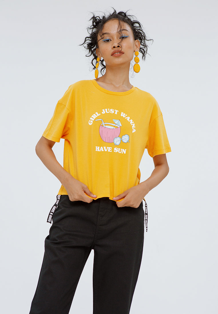 T-shirt with Twill Tape