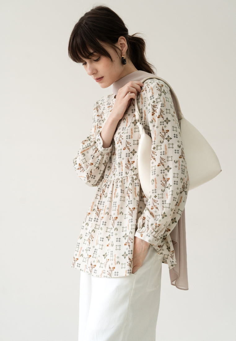 Printed Long Sleeve Tunic