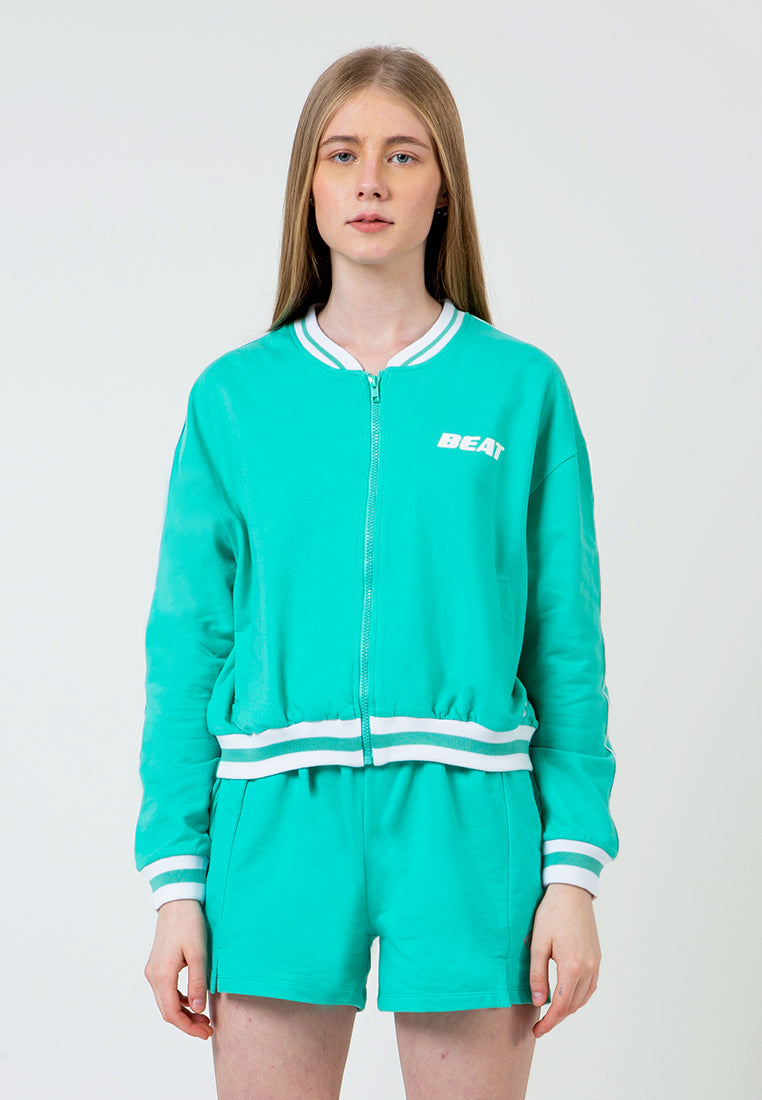 Turquois Bomber Jacket