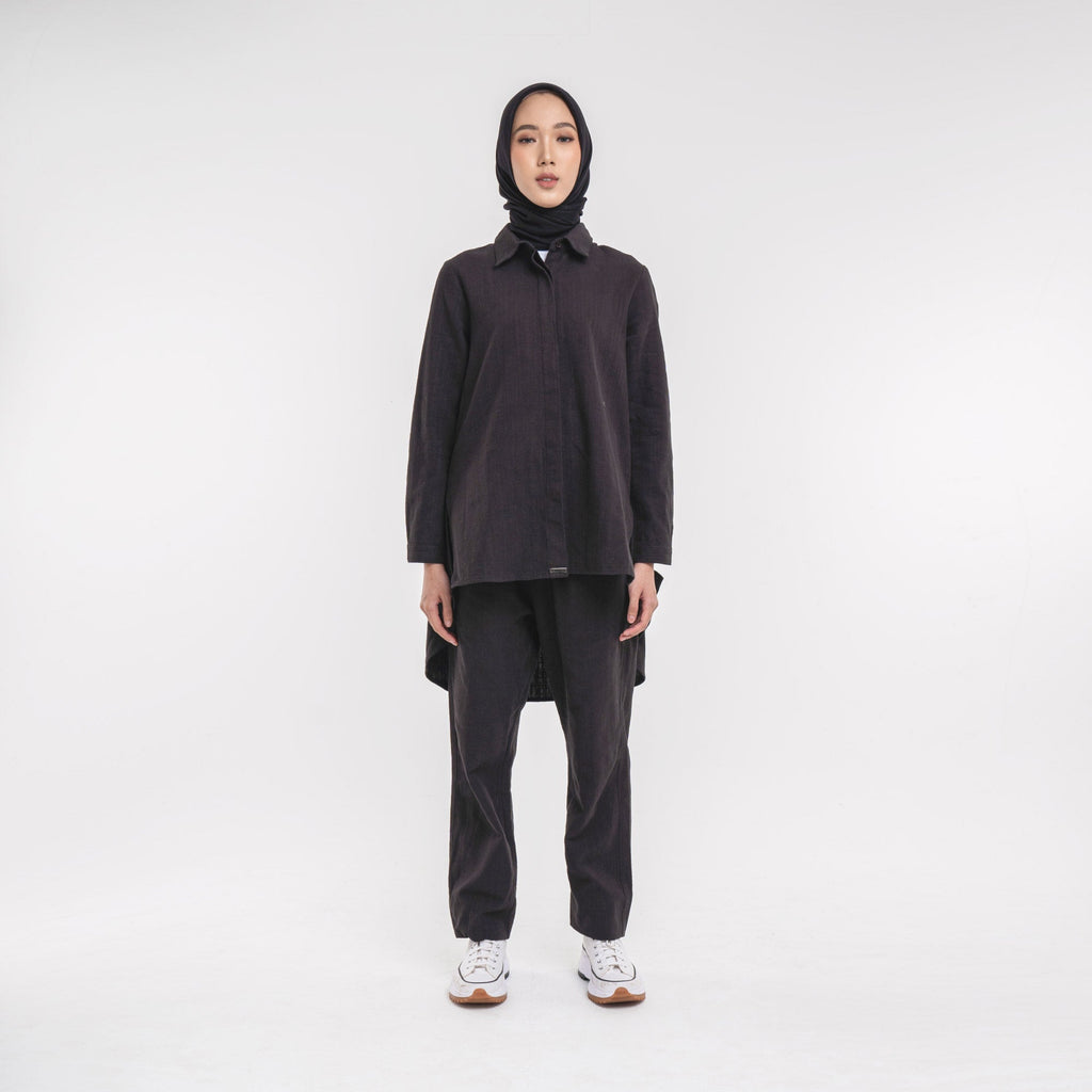 Hi-Low Shirt Black