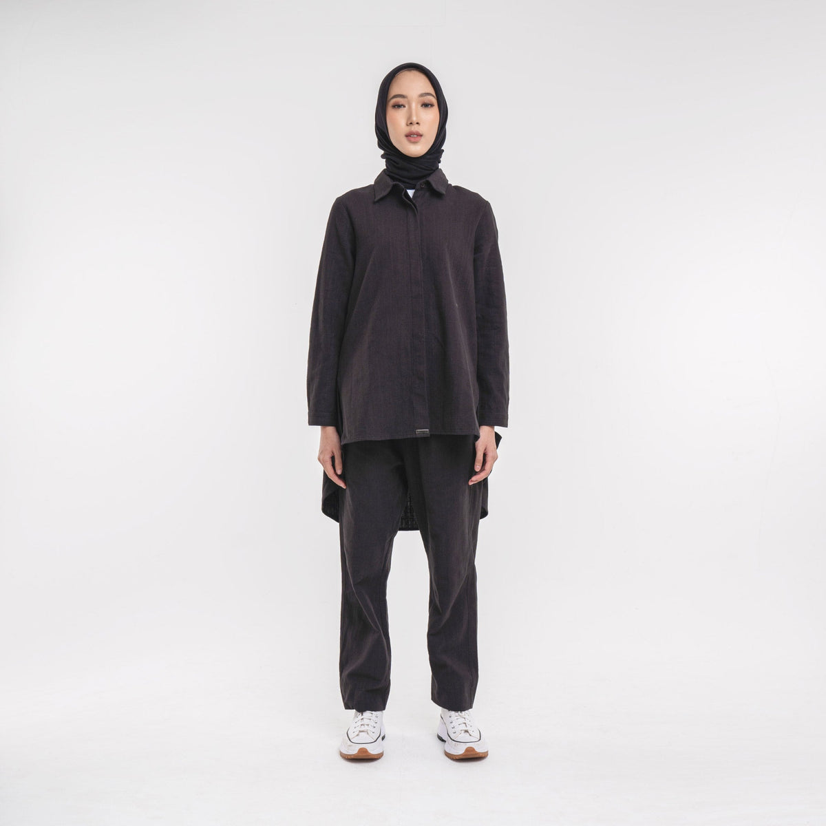 Hi-Low Shirt Black