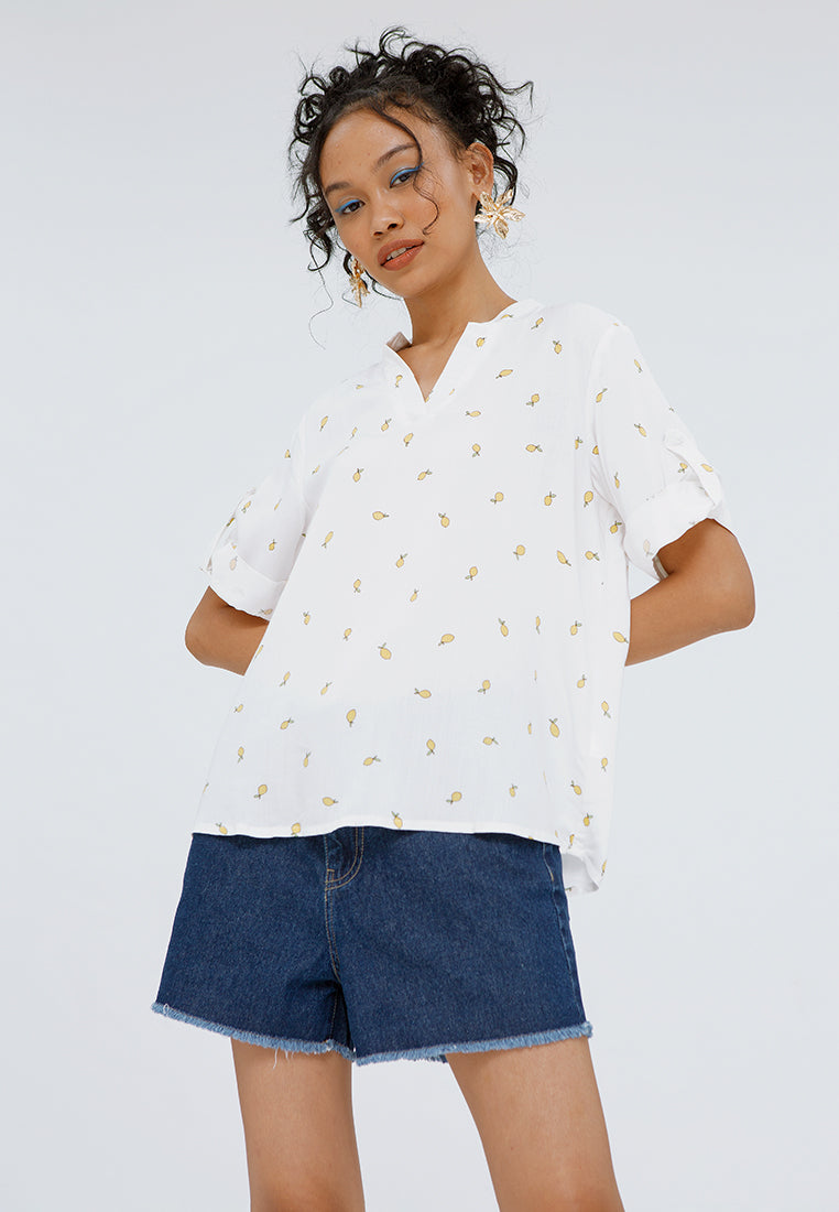 V-neck Blouse