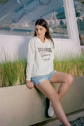 Graphic Polo Sweatshirt