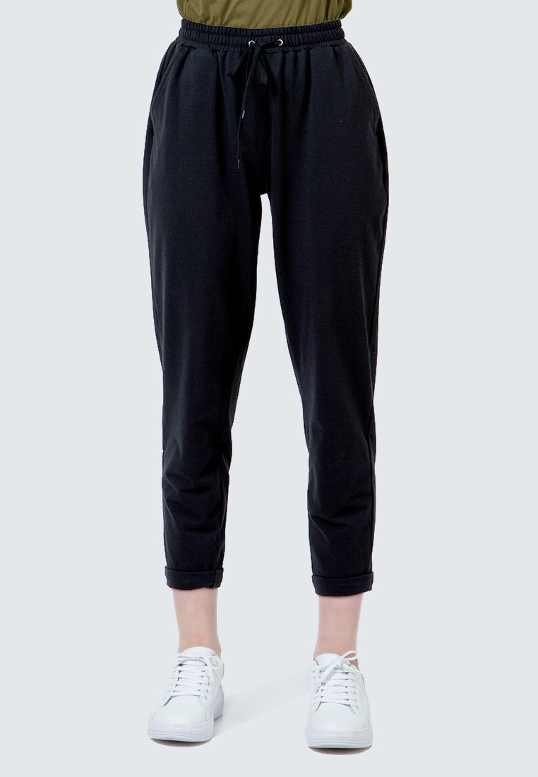 Black Basic Jogger Pants