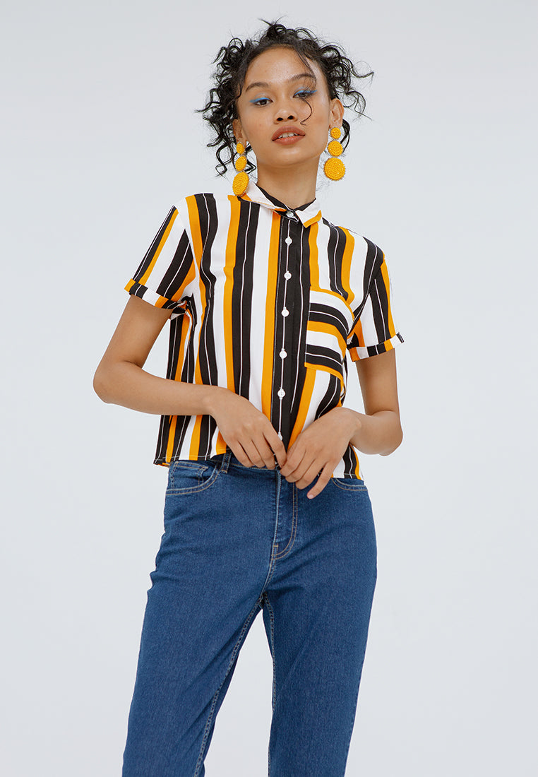 Basic Crop Shirt