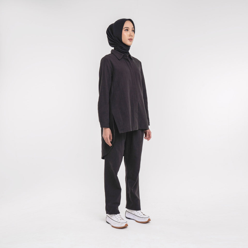 Hi-Low Shirt Black