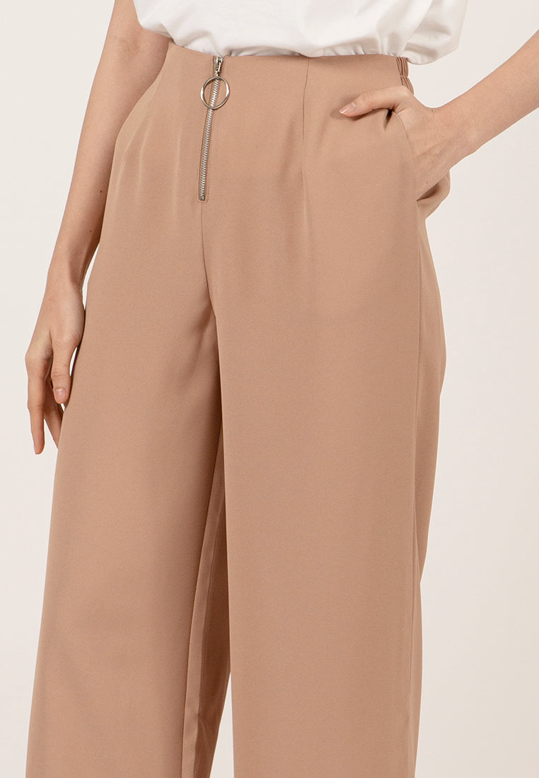 Palazzo Zipper Pants