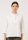 High collar Long Sleeve Blouse