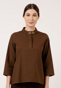 High Collar Blouse