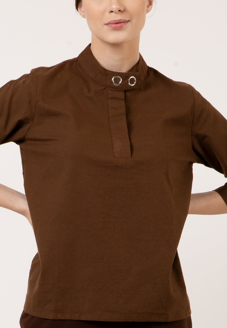 High Collar Blouse