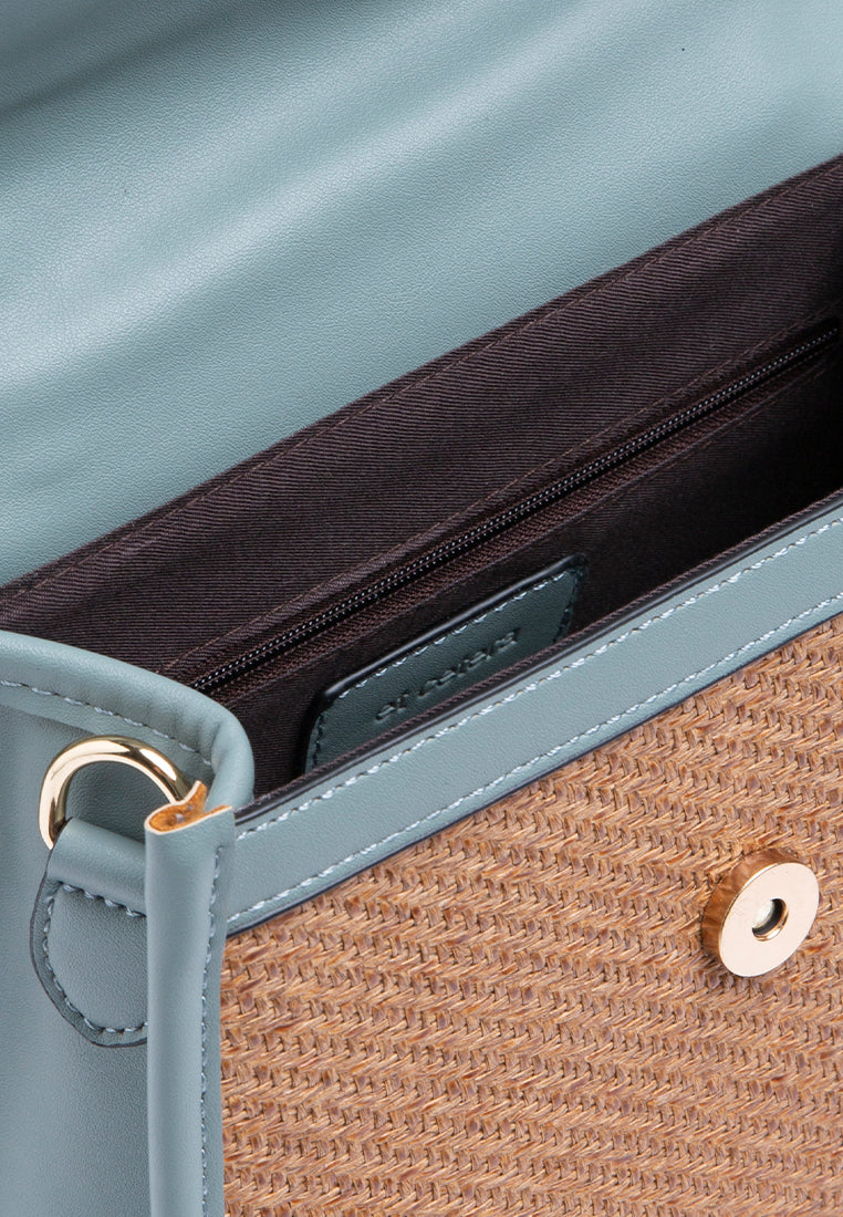 Blue Knot Sling Bag