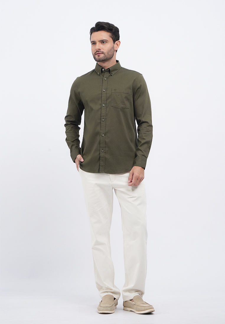 Regular Fit Long Sleeve Oxford Shirt