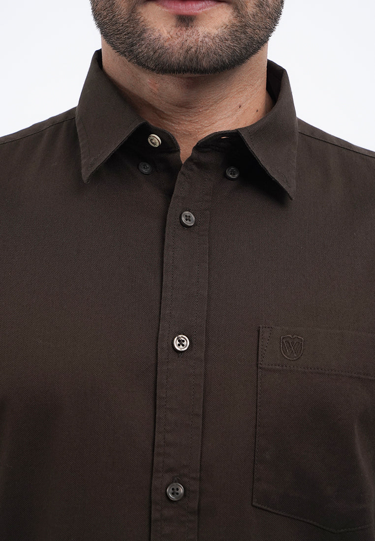 Regular Fit Short Sleeve Oxford Shirt