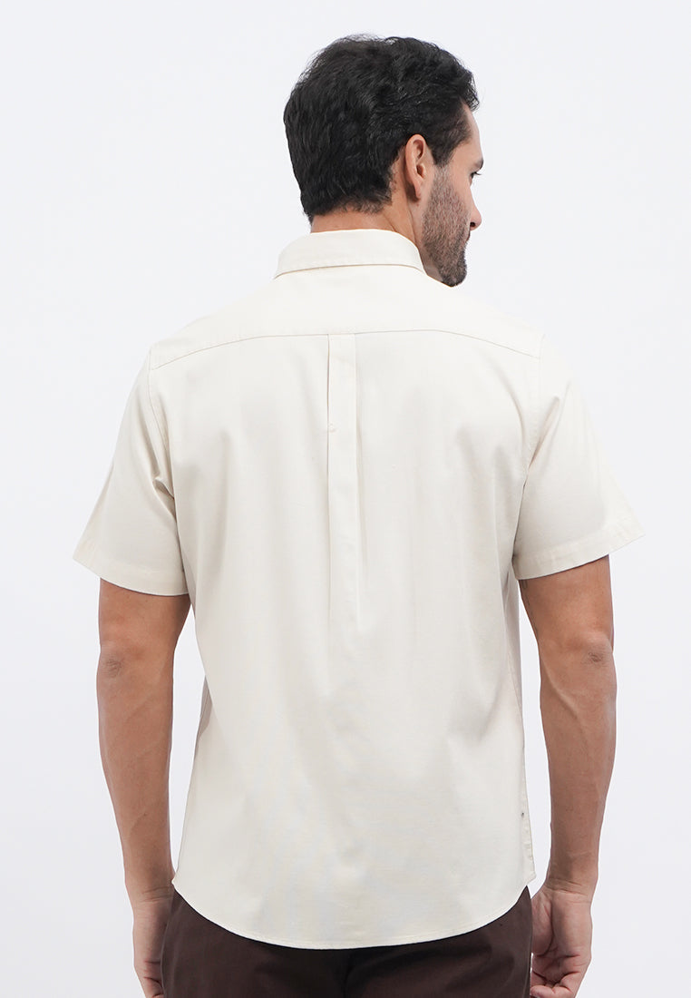 Regular Fit Short Sleeve Oxford Shirt
