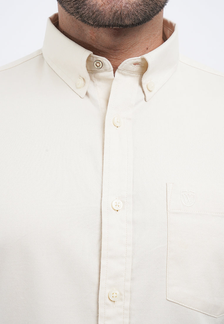 Regular Fit Short Sleeve Oxford Shirt