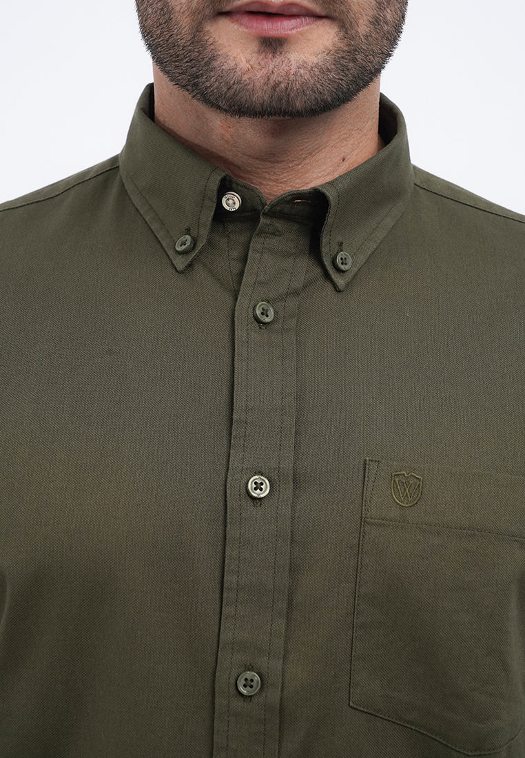 Regular Fit Short Sleeve Oxford Shirt