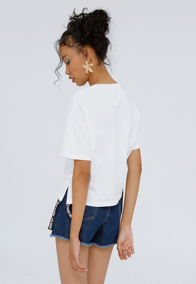 T-shirt with Twill Tape
