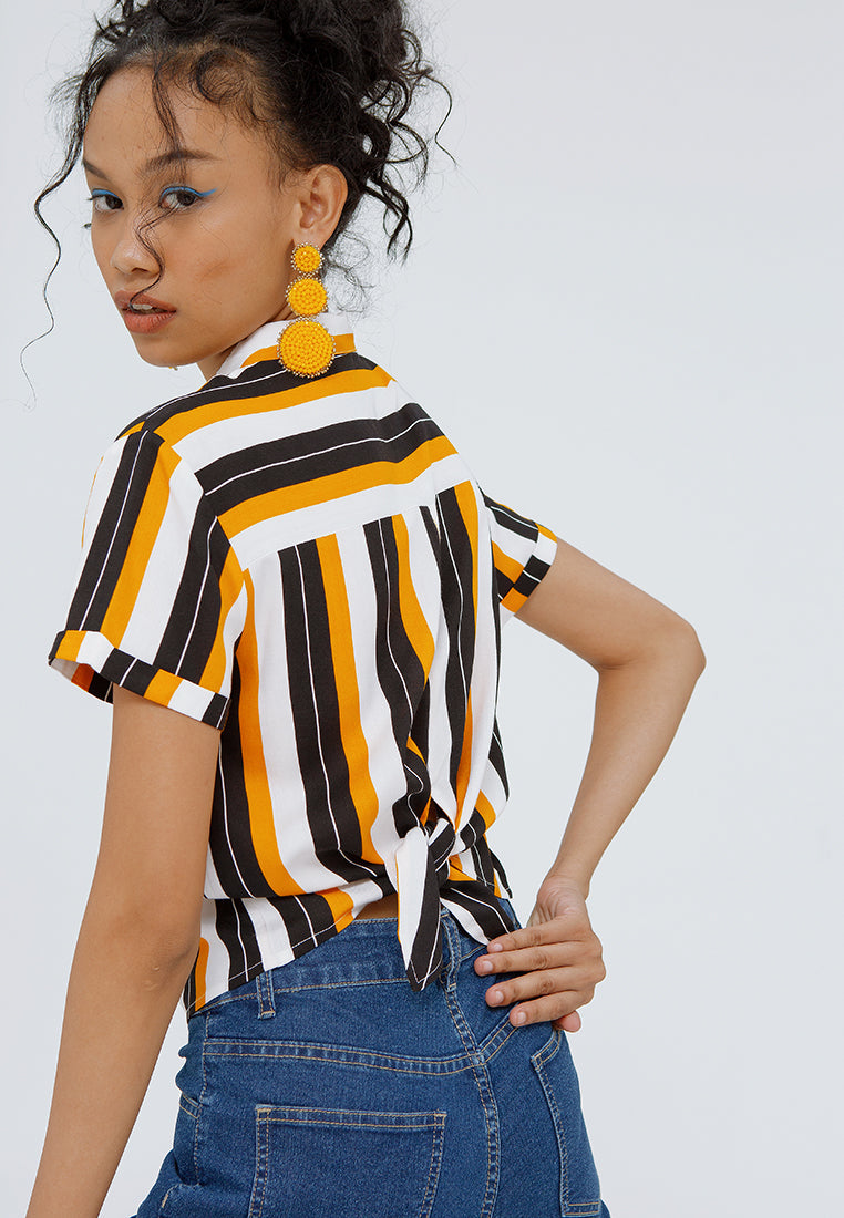 Basic Crop Shirt