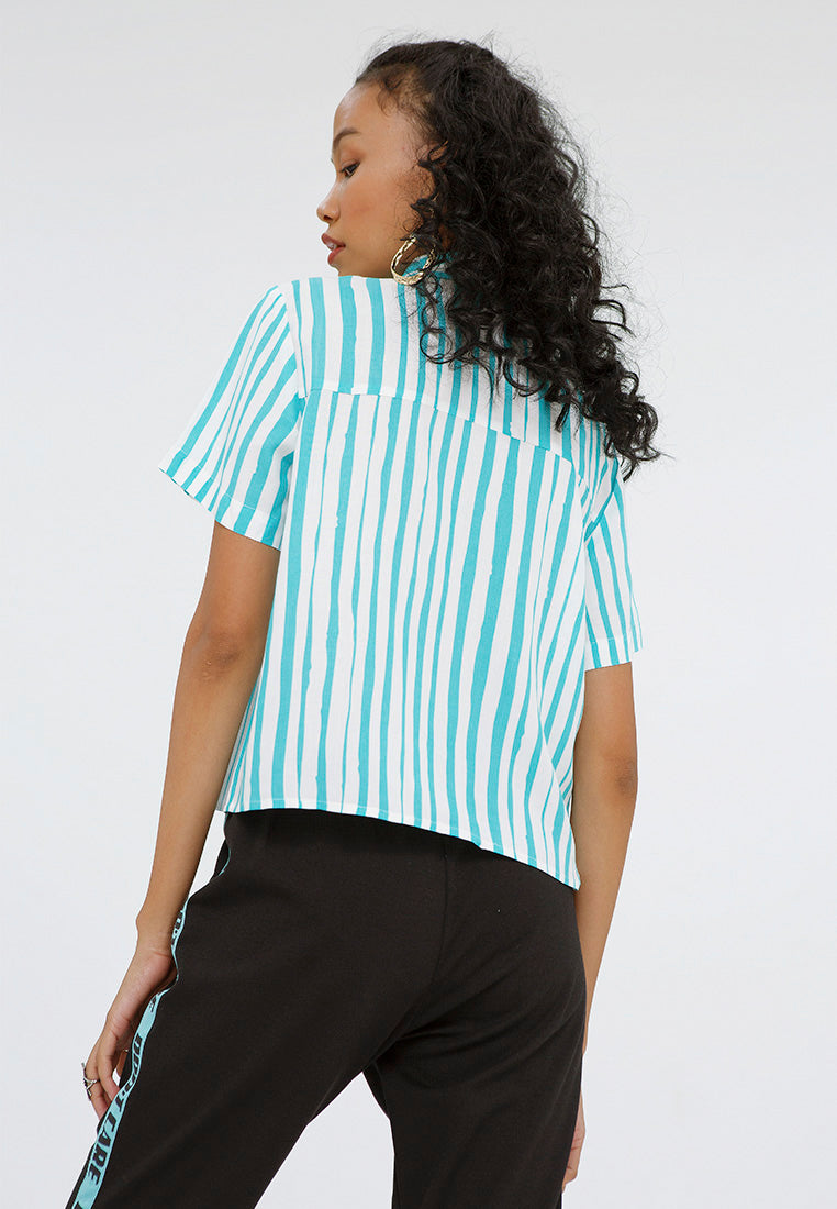 Crop Shirt with Pocket