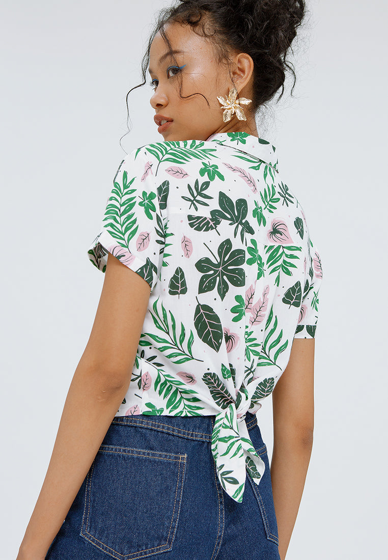 Basic Crop Shirt