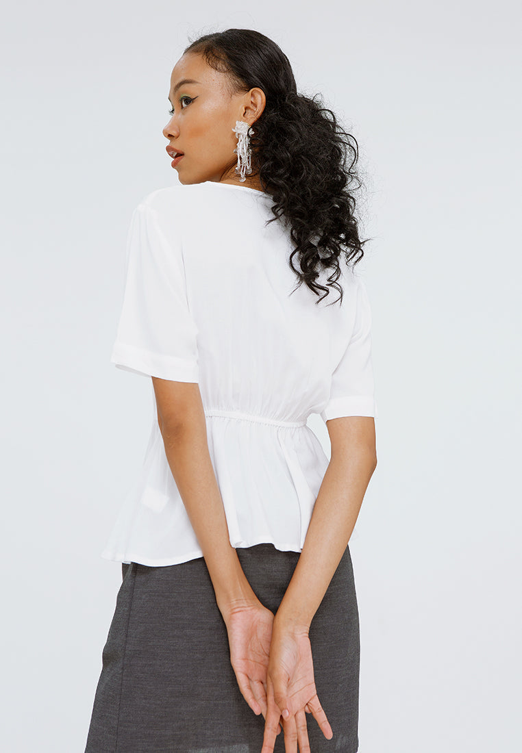 V-neck Blouse