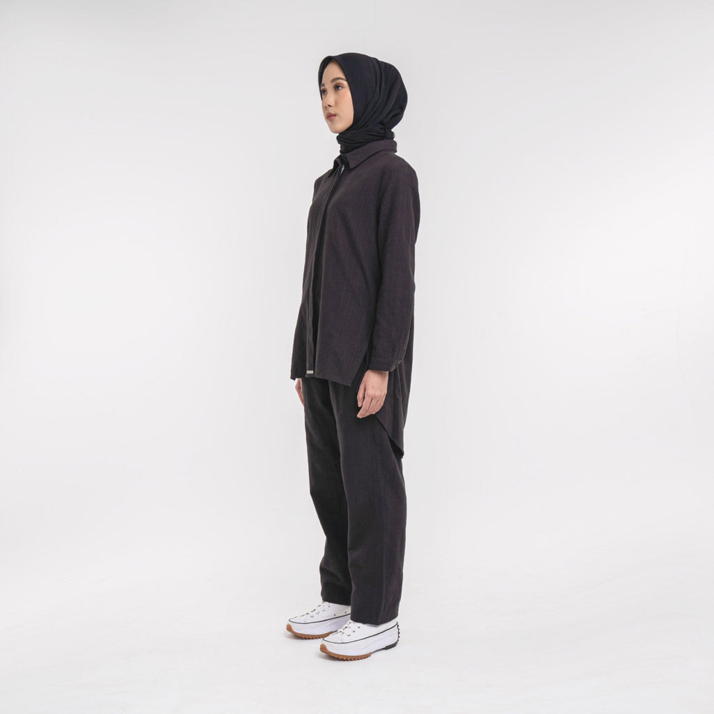 Hi-Low Shirt Black