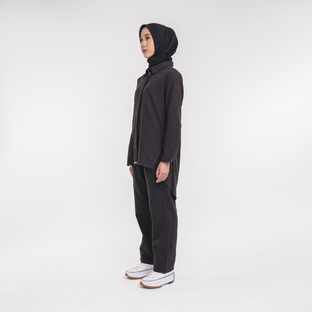 Hi-Low Shirt Black