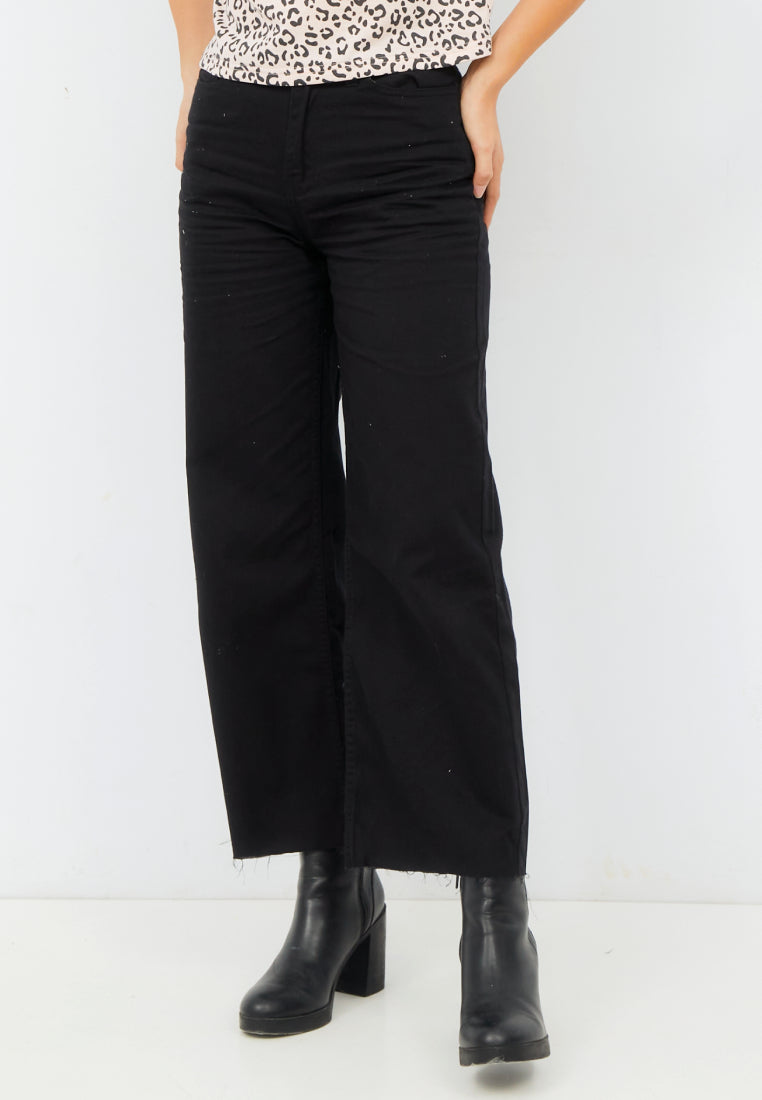Wide Leg Denim Pants