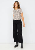 Wide Leg Denim Pants