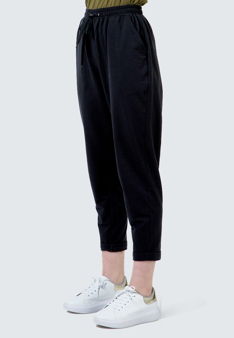 Black Basic Jogger Pants