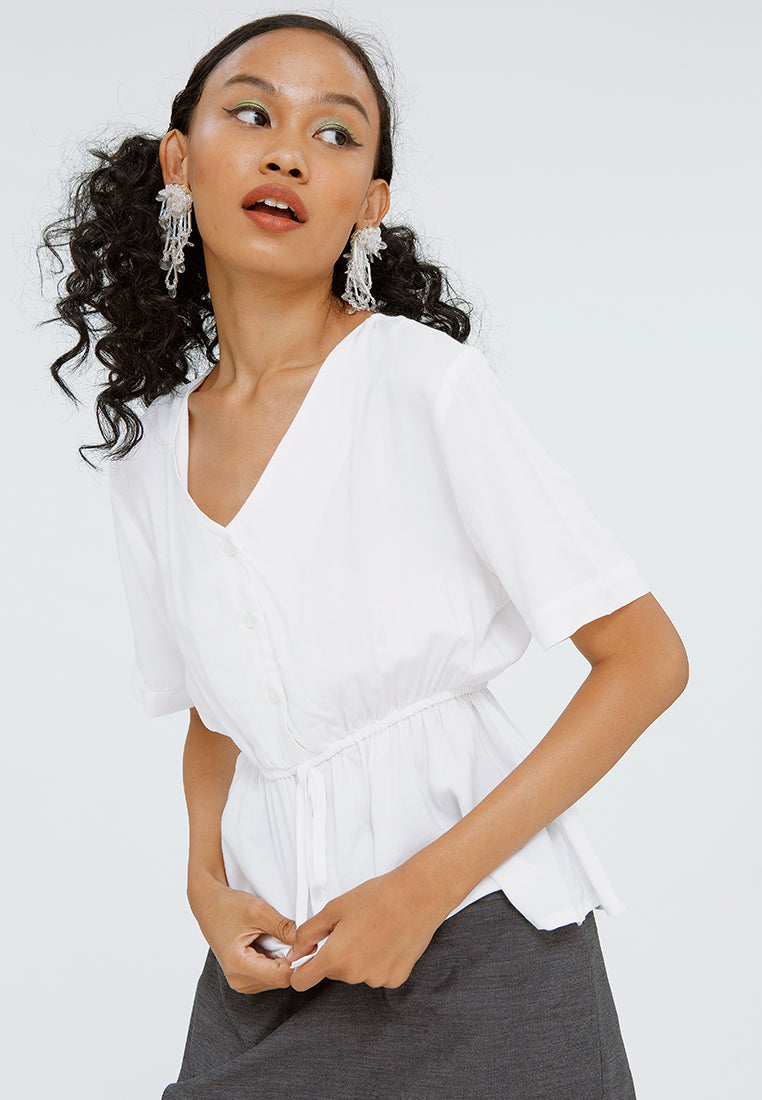 V-neck Blouse