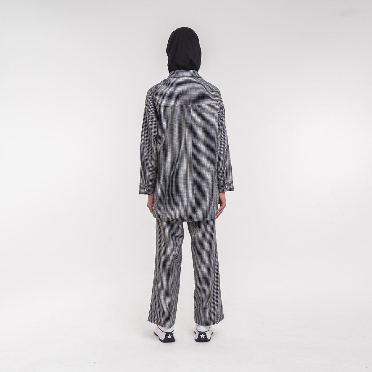 Oversized Shirt Black-White