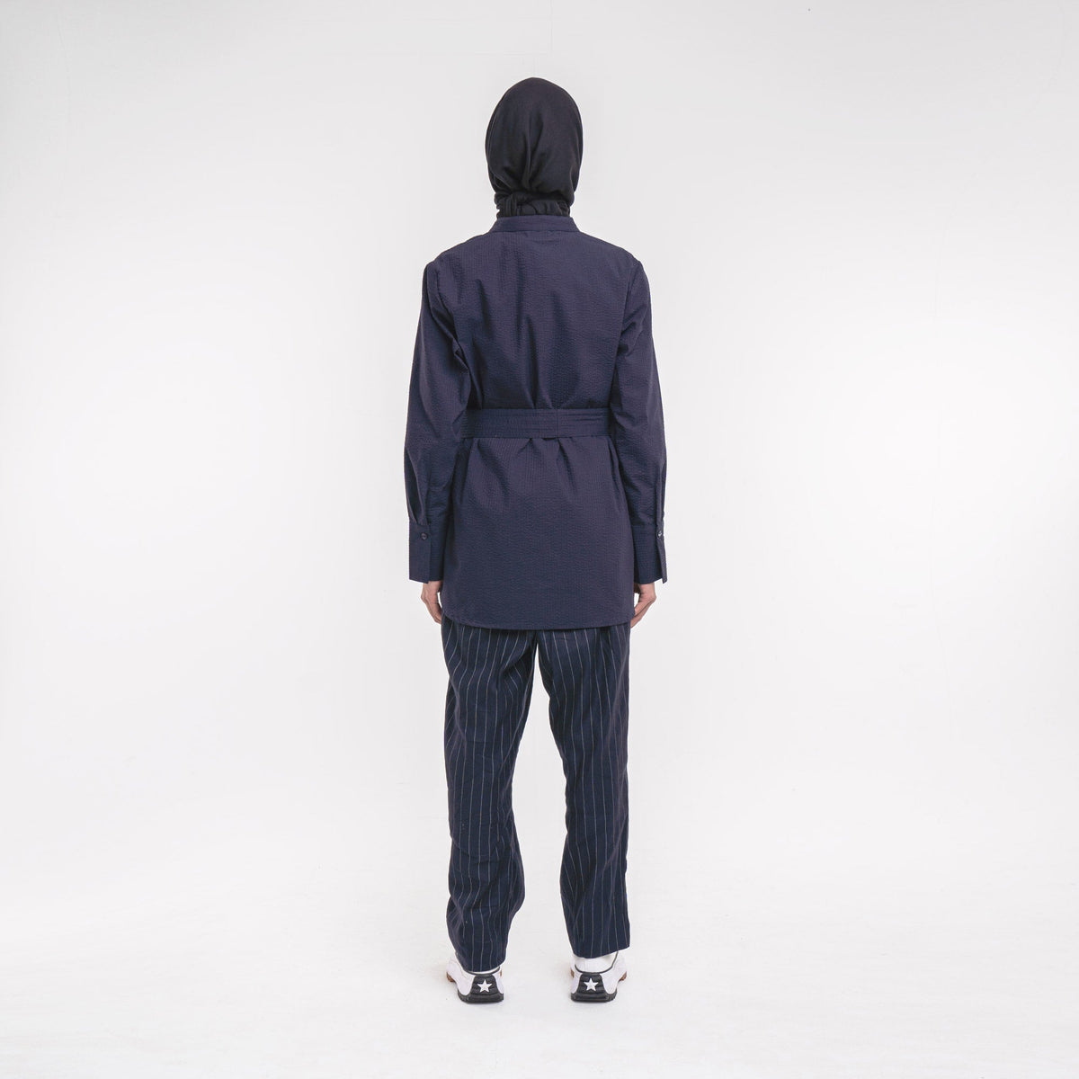 Round Neck Shirt Navy