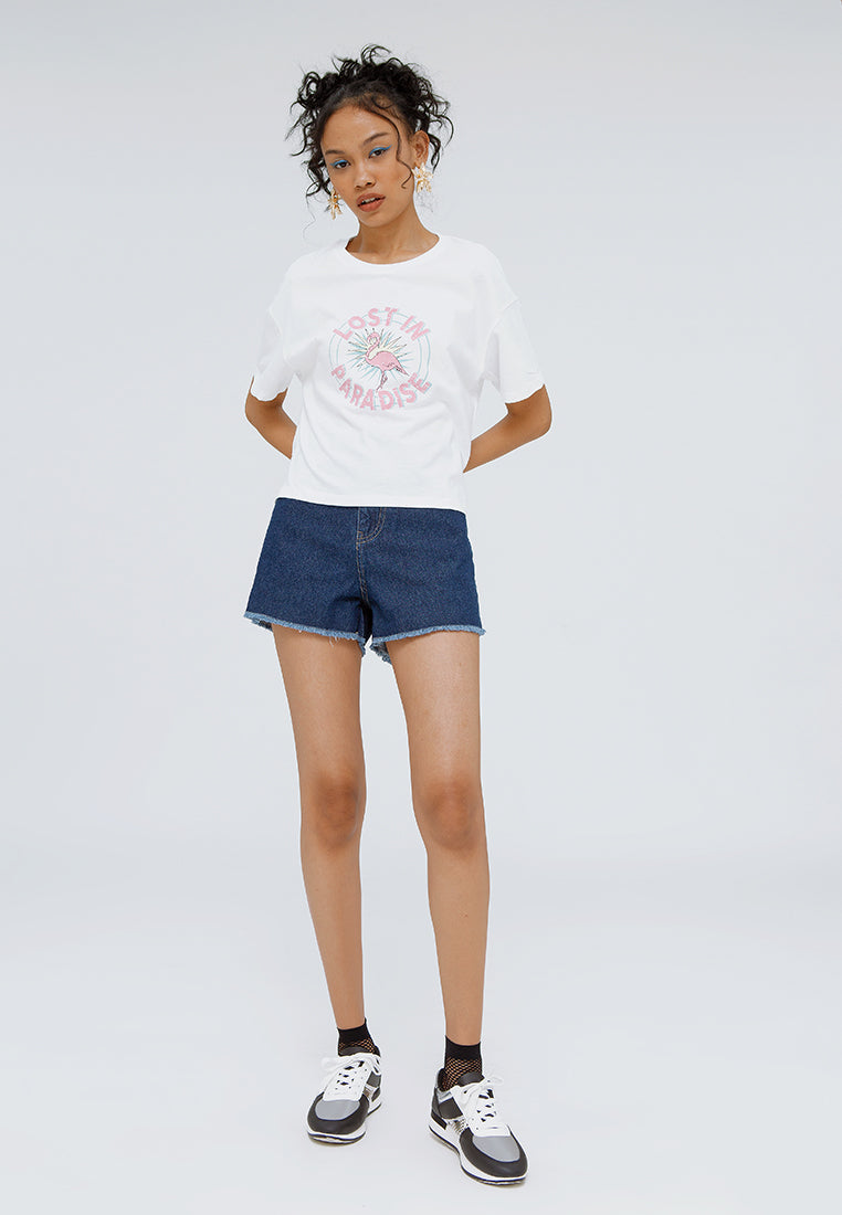 T-shirt with Twill Tape