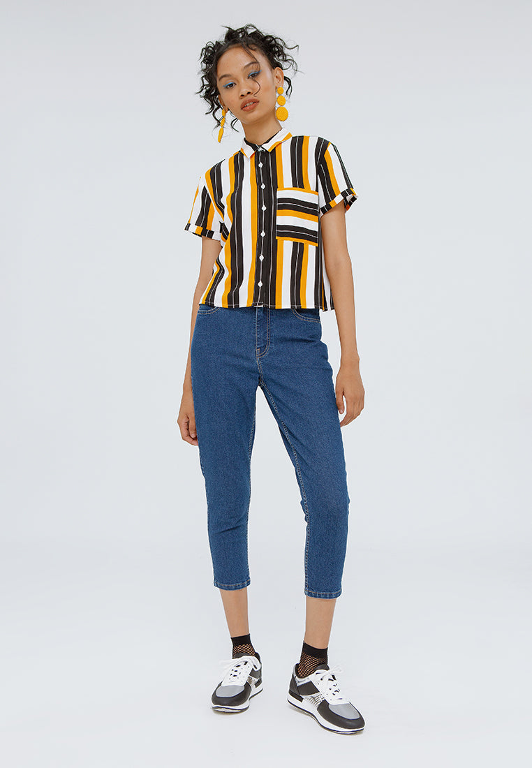 Basic Crop Shirt