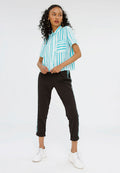 Crop Shirt with Pocket