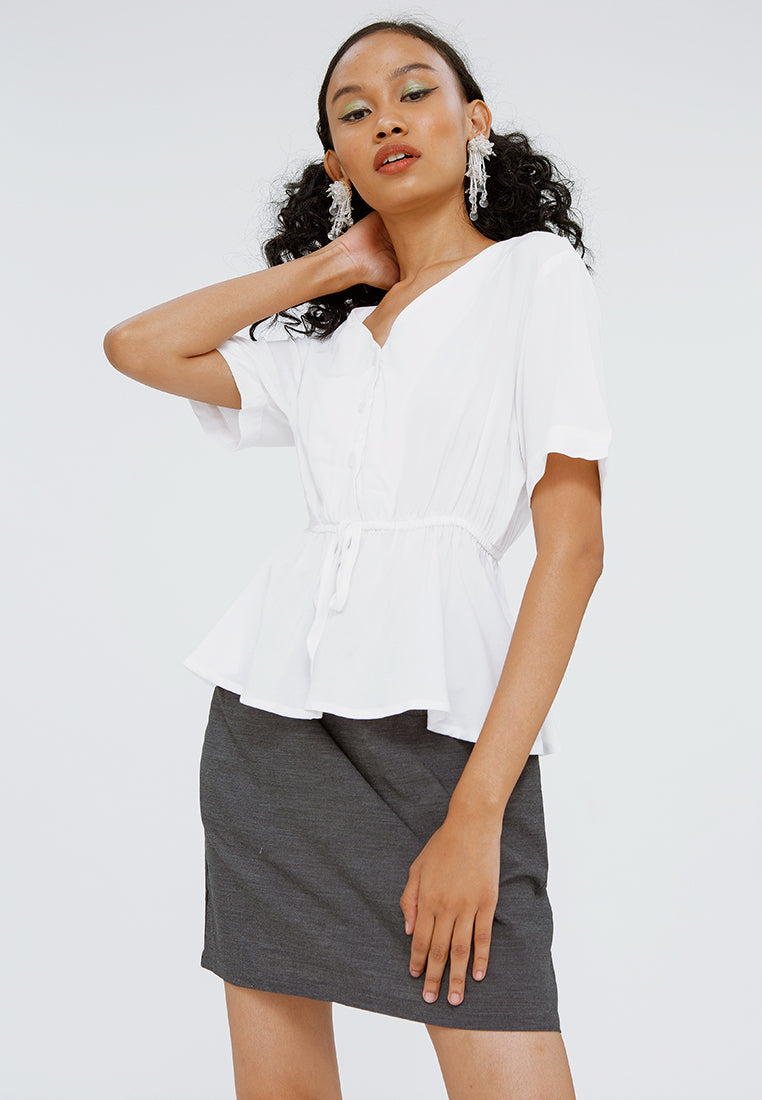V-neck Blouse