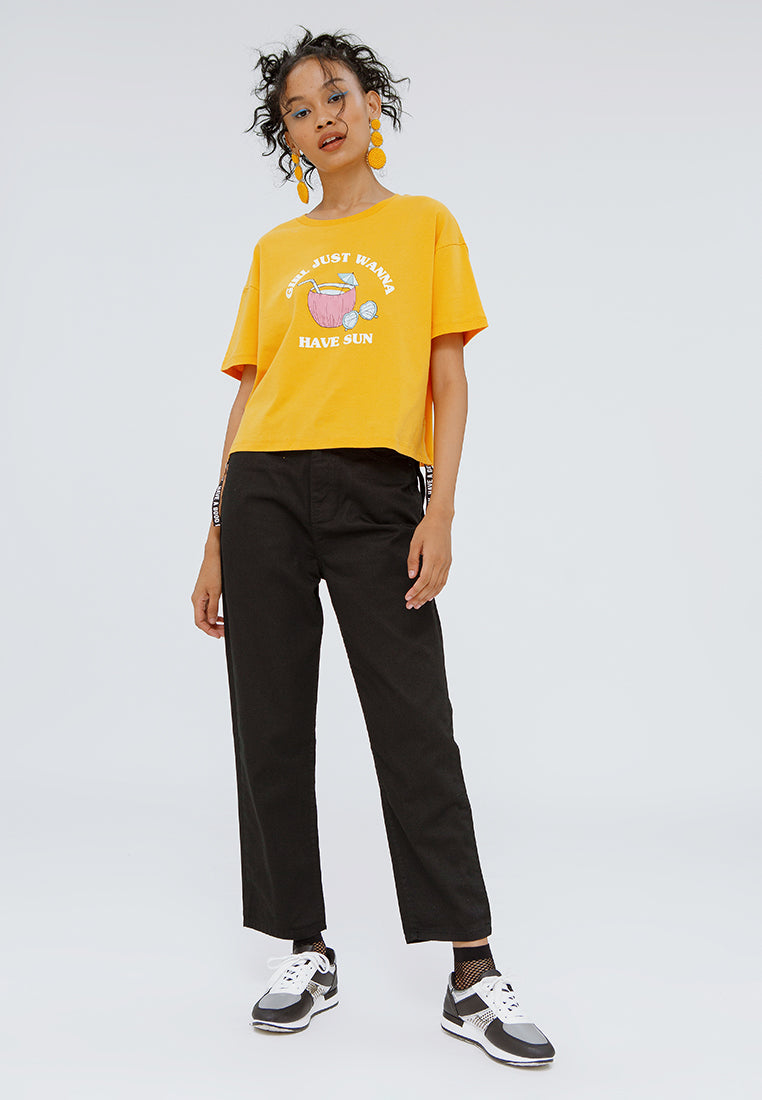 T-shirt with Twill Tape
