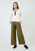 Acru Embroidered Tassel Blouse
