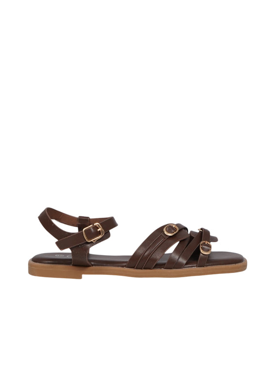Brown Strap Sandals
