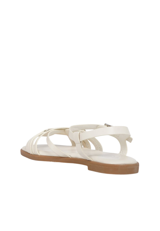 Off White Strap Sandals
