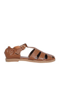 Brown Leather Strap Sandals