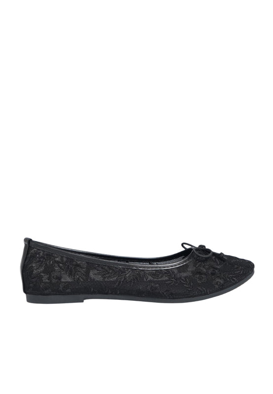 Black Mesh Flats